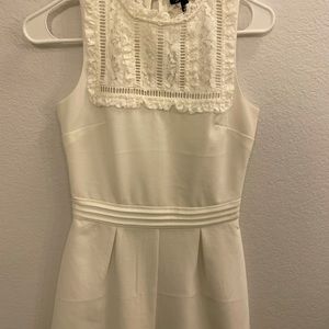 Topshop white romper